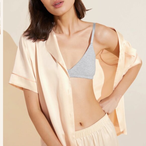 Inez Washable Silk Short PJ Set Small - Picture 2 of 8